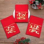 Gepersonaliseerd Servet met Sneeuwvlok Ontwerp Initiaal en Naam Herbruikbaar Kerstfeest Tafeldecoratie Housewarmingcadeau voor Familie en Vrienden