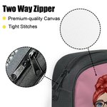 Personalized Bible Verse Cartoon Character Bible Storage Bag Daily Use Thanksgiving Day Christening Gift for Christian Family Friends