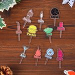 Personalized Family Game Night Food Themed Acrylic Cribbage Pegs with Name Travel Camping Birthday Gift for Cribbage Lovers