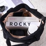 Personalized Embroidered Pet Avatar Corduroy Zipper Shoulder Tote Bag with Name Travel Accessories Birthday Christmas Gift for Pet Lovers Friends