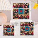 Personalised We Love You Nine-Grid Photos Square Acrylic Plaque Desk Decor Birthday Anniversary Christmas Gift for Family Friends