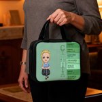 Personalized Bible Verse Cartoon Character Bible Storage Bag Daily Use Thanksgiving Day Christening Gift for Christian Family Friends