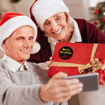 Personalised Merry  Christmas  From Waterproof Stickers with Name Gift Decor Christmas Party Gift for Family Friend