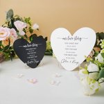 Personalised Heart Shape Our Love Story Acrylic Wedding Sign with Name and Date Wedding Anniversary Engagement Gift for Couple