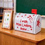 Personalised Star Flag I Wish My Teacher Knew Mail Jar with Text Suggestion Idea Collection Birthday Thanksgiving Gift for Teachers