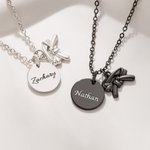 Personalized Birthstone Black Belt Charm Pendant Martial Arts Necklace with NameT eam Birthday Gift for Teen Girl Karate Judo Taekwondo Lovers