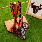 Personalized 3D Printed Sporty Team Logo Turnover Chain with Photo Birthday Game Day Gift for Team Members Sports Fans