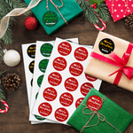 Personalised Merry  Christmas  From Waterproof Stickers with Name Gift Decor Christmas Party Gift for Family Friend