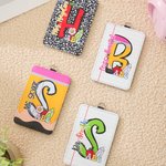 Gepersonaliseerde Potlood Compositie Notebook papier PU lederen ID Badge houder met tekst Terug naar school Waardering Gift voor leraar