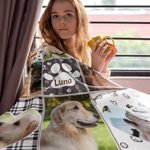 Per quando mi manchi - Coperta personalizzata commemorativa con foto e nome del tuo cucciolo