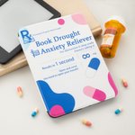 Personalised Medicine Box Instructions Portable Kindle Case with Name Daily Use Book Club Birthday Gift for Book Lovers Bookworms