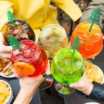 Personalized Christmas Tree Acrylic Cocktail Stick Drink Stirrer Set of 4 with Name Christmas Party Decor Gift for Family Friends