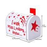 Personalised Star Flag I Wish My Teacher Knew Mail Jar with Text Suggestion Idea Collection Birthday Thanksgiving Gift for Teachers