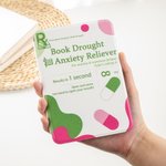 Personalised Medicine Box Instructions Portable Kindle Case with Name Daily Use Book Club Birthday Gift for Book Lovers Bookworms