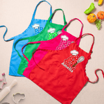 Gepersonaliseerd schattig polkadot initieel verstelbaar kinderschort koksmuts set met naam en zak voor koken verjaardagscadeau voor jongens meisjes