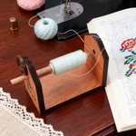 Personalised Buttons Wooden Thread Holder with Text and Magnet Sewing Tools Mother's Day Birthday Gift for Needlecraft Lovers