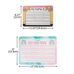 Personalized Rainbow Tractor Acrylic Handwriting Name Tracing Board Home Learning Teaching Tool Birthday Gift for Boys Girls