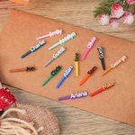 Personalised Multicolor 3D Printing Cribbage Pegs with Name Travel Game Night Christmas Party Birthday Gift for Cribbage Lovers Friend