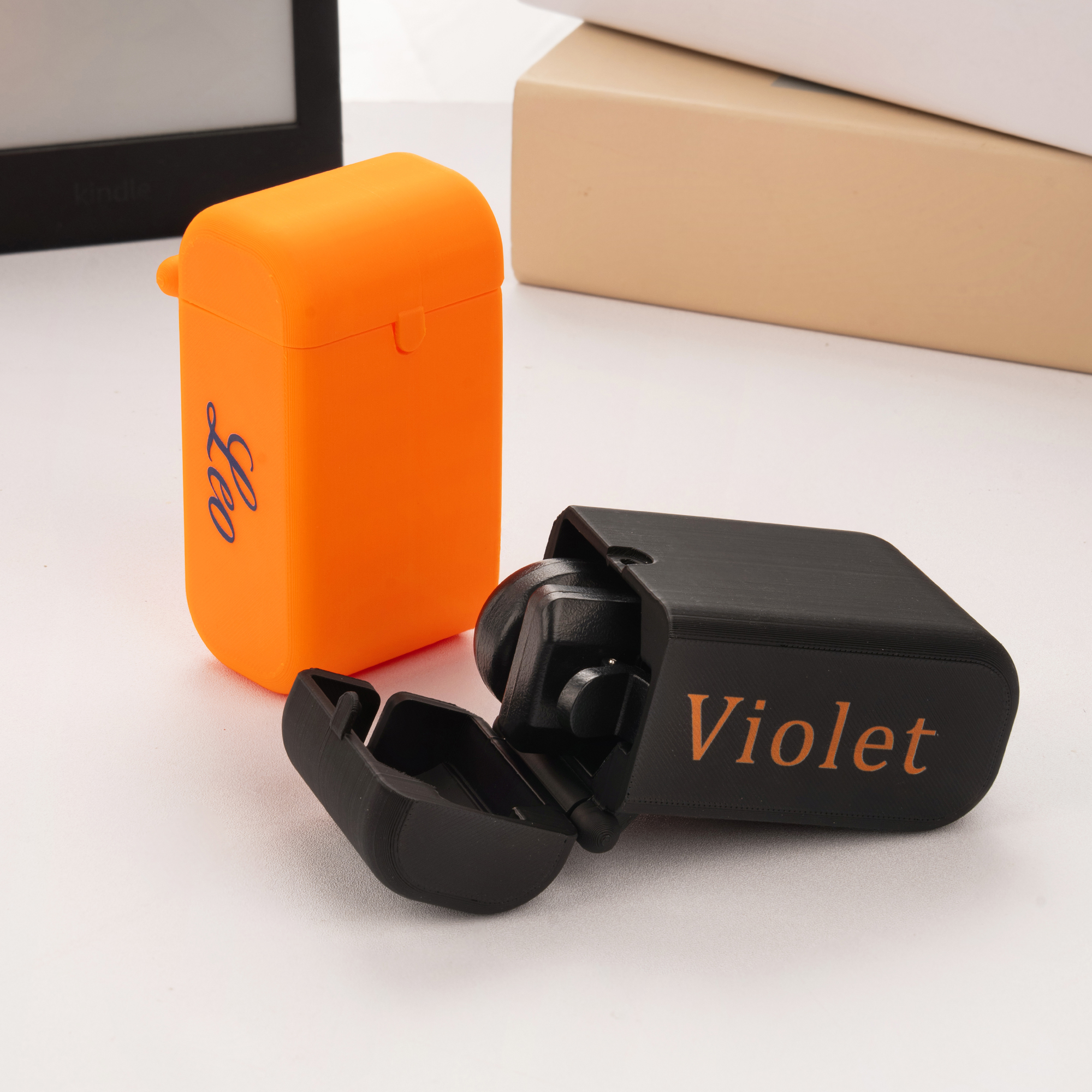 Etui de tourne-page portable multicolore personnalisé avec nom Cadeau d'anniversaire et de Noël pour les amis et la famille des rats de bibliothèque