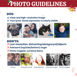 Luminaires de Noël personnalisés Photo du meilleur voyage Ornement suspendu en acrylique avec texte Année et corde dorée Décoration de la maison Cadeau de Noël pour la famille et les amis