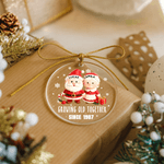 Personalised Christmas Couple Growing Old Together Acrylic Ornament Tree Decoration Christmas Gift for Couple