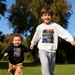 Personalized Truck Off-Road Vehicle Design Multicolour Kid T-shirt Sweatshirt Hoodie with Name Birthday Christmas Gift for Girls Boys