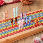 Personalised Multicolor 3D Printing Cribbage Pegs with Name Travel Game Night Christmas Party Birthday Gift for Cribbage Lovers Friend
