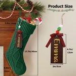 Personalized Wooden Name Tag Large Hanging Stocking Christmas Home Decor Christmas Gift for Family