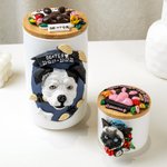 Personalized Handmade Pet Portrait Urn Pet Lovers Gift