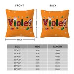 Personalized Cute Santa Claus Elk Snowflake Throw Pillow Cover with Name Home Decor Christmas Gift for Family Friends