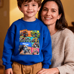 Personalized Truck Off-Road Vehicle Design Multicolour Kid T-shirt Sweatshirt Hoodie with Name Birthday Christmas Gift for Girls Boys