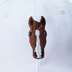 Personalized Embroidered Horse Face Photo Baseball Cap with Birthday Christmas Gift for Friends Equestrian Enthusiasts