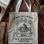 Personalized Retro Reading Girl Striped Tote Bag with Name Birthday Christmas Graduation Gift for Book Lovers Bookworms