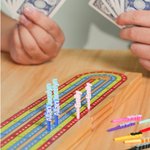 Personalised Multicolor 3D Printing Cribbage Pegs with Name Travel Game Night Christmas Party Birthday Gift for Cribbage Lovers Friend