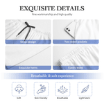 Personalised Colorful Birth Flower Pajama Pants with Name and Initial Birthday Chrismas Gift for Family Friends