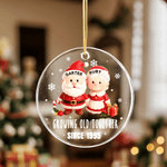 Personalised Christmas Couple Growing Old Together Acrylic Ornament Tree Decoration Christmas Gift for Couple