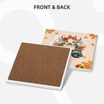 Personalized Cute Highland Cow Pumpkin 11 oz 15 oz Ceramic Mug with Name  Autumn Thanksgiving Day Birthday Gift for Highland Cow Lovers