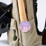 Personalized Donut Drip Shape Baseball Sports Bag Tag with Name and Number Backpack Accessories Game Day Team Gift for Coaches Sports Lovers