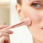 Personalized Professional Pink Makeup 7 pcs Brush Set with Name Birthday Gift for for Women Girls