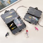 Personalized Portable Fishing Storage Box with Bait Hook and Name Father's Day Christmas Gift for Fishing Enthusiasts