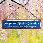 Personalised Multicolor Retro Garden Metal Sign with Name Garden Decor Housewarming Birthday Gift for Gardening Enthusiasts