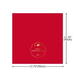 Personalized Merry Christmas Reindeer Bell Christmas Tree 100% Cotton Christmas Napkin with Name Table Decor Christmas Gift for Family Friends