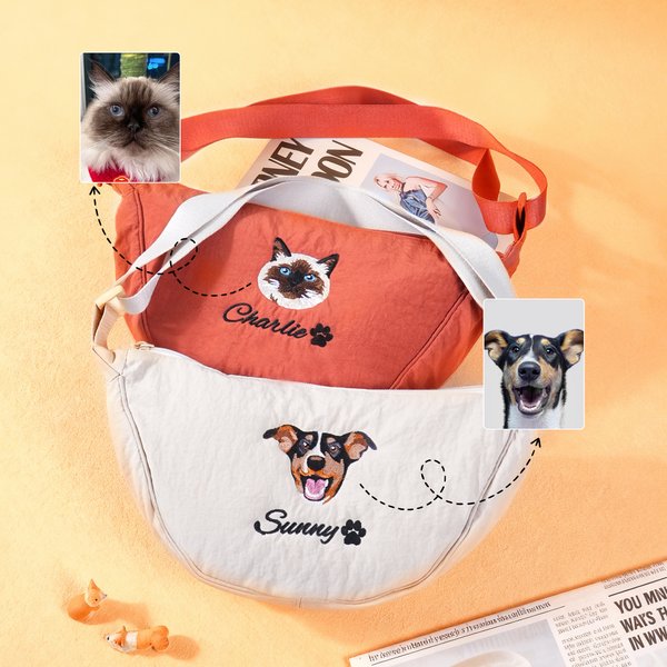 Sac de ceinture réglable avec nom Cadeau de Noël pour les amoureux des animaux de compagnie