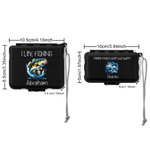 Personalized Portable Fishing Storage Box with Bait Hook and Name Father's Day Christmas Gift for Fishing Enthusiasts