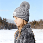 Personnalisé Nom Mignon Bonnet Multicolore Accessoire Hiver Cadeau d'Anniversaire pour Garçons Filles