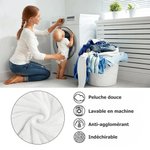 Couverture Personnalisée avec Nom de l'Animal et Photos de Style Collage Texte à Choix Cadeau Noël Anniversaire pour Amoureux d'Animal de Compagnie