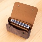 Personalized Retro Leather Magnetic Cribbage Travel Set with Text Pegs and Playing Cards Travel Game Night Christmas Gift for Cribbage Lovers