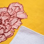 Personalized Multicolor Birth Flower Cartoon Women Girl Soft Quick Dry Beach Towel with Name Vacation Beach Accessories Gift for Friend