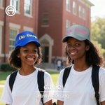 Personalisierte Multicolor einstellbare Sorority Puff Hut mit Sorority Name Sorority Initiation Geschenk für Freunde Mädchen | Callie × Affinität Lizenzierung