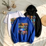 Personalized Truck Off-Road Vehicle Design Multicolour Kid T-shirt Sweatshirt Hoodie with Name Birthday Christmas Gift for Girls Boys